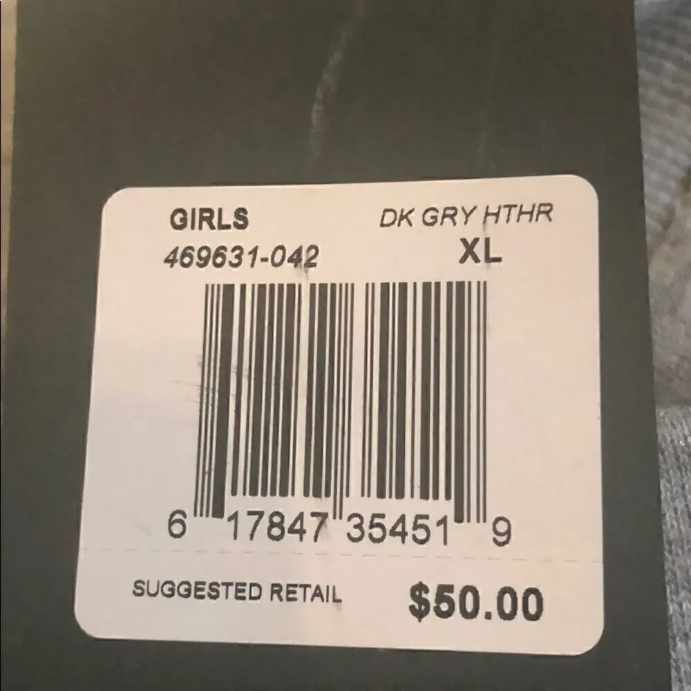 NWT Converse girls hooded sweatshirt size XL